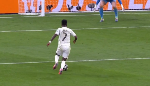 Liga Šampiona, Vinicius jr postiže gol za Real Madrid.