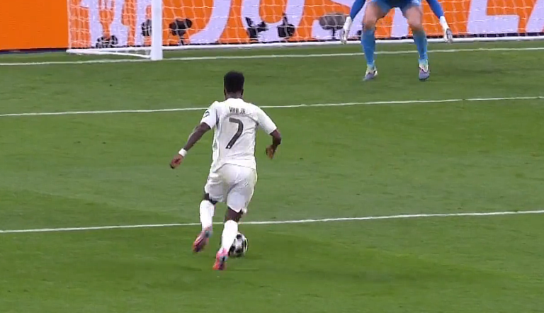 Liga Šampiona, Vinicius jr postiže gol za Real Madrid.